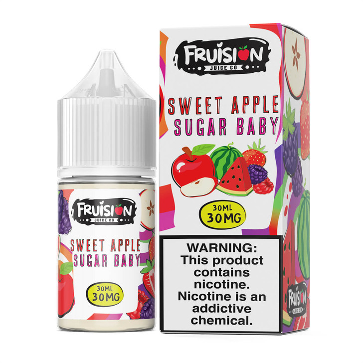 Fruision Salts Sweet Apple Sugar Baby 30ml E-Juice 30mg