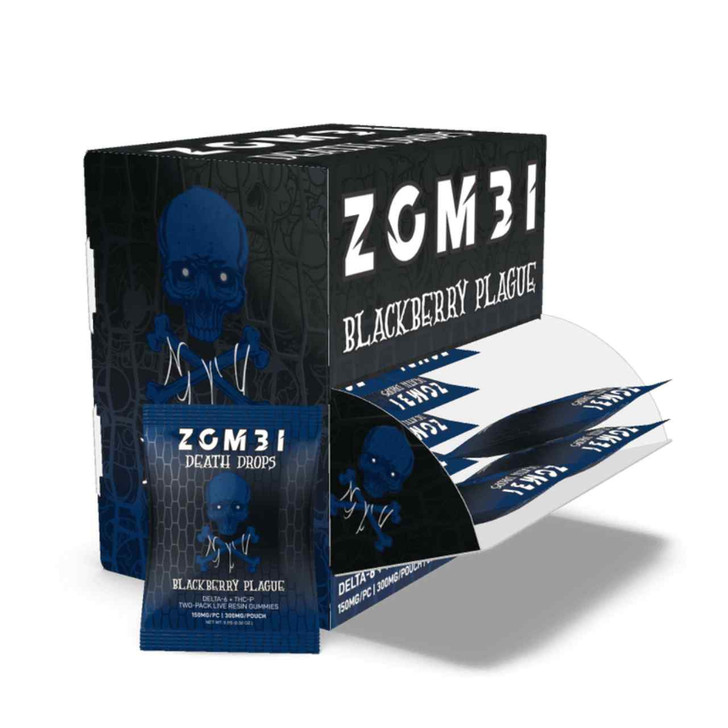 Zombi Death Drop Gummies Counter Top Display-30ct