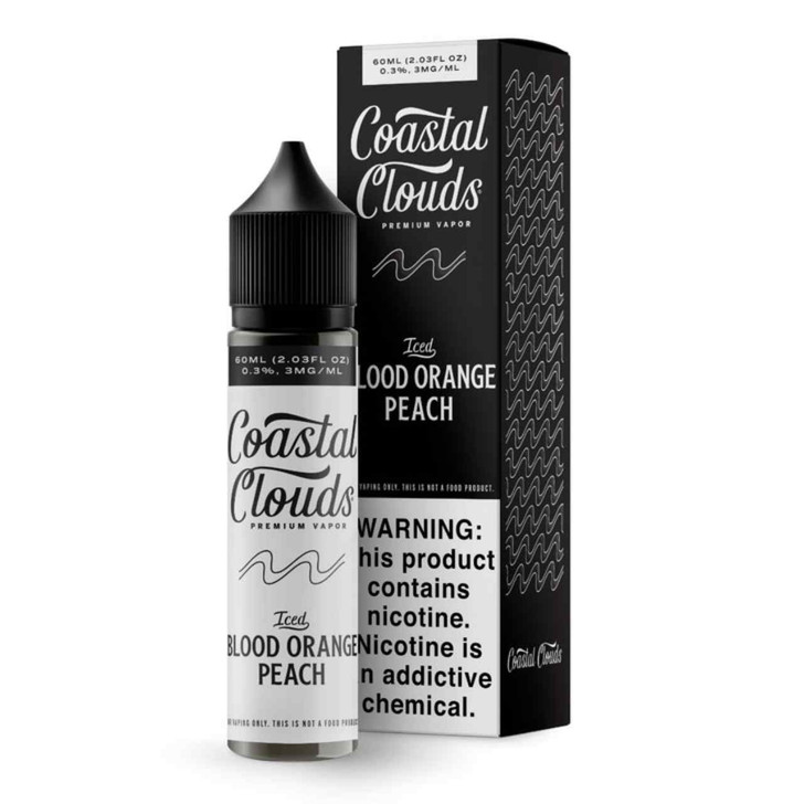 Coastal Clouds Iced Blood Orange Peach 60ml E-Juice