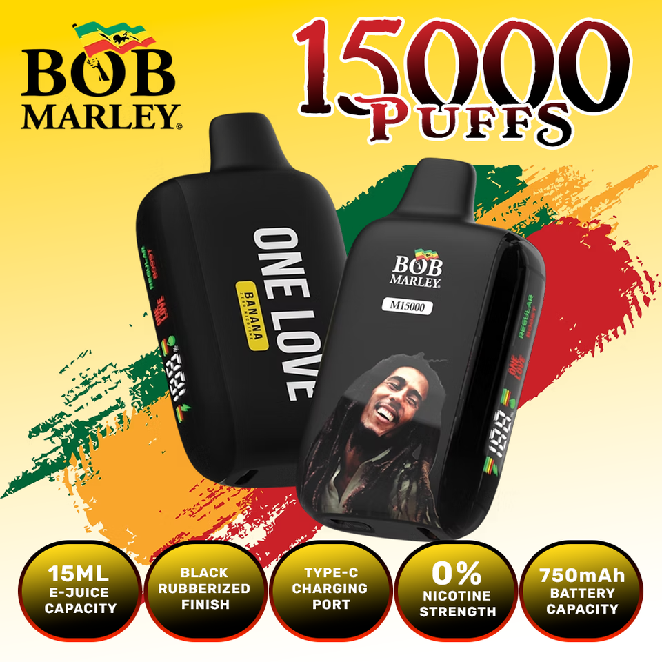 Bob Marley MT15000 Zero Nicotine Disposable