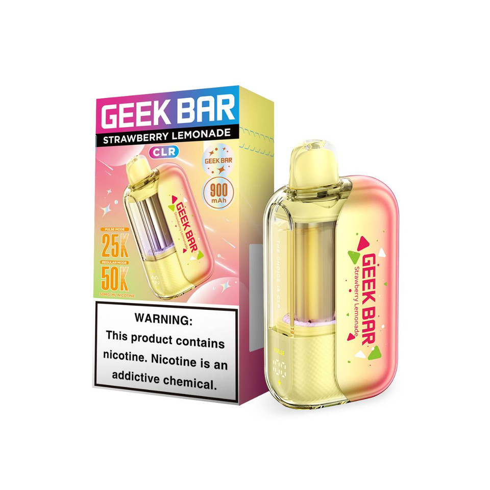 Geek Bar CLR 50K Puff Disposable Strawberry Lemonade