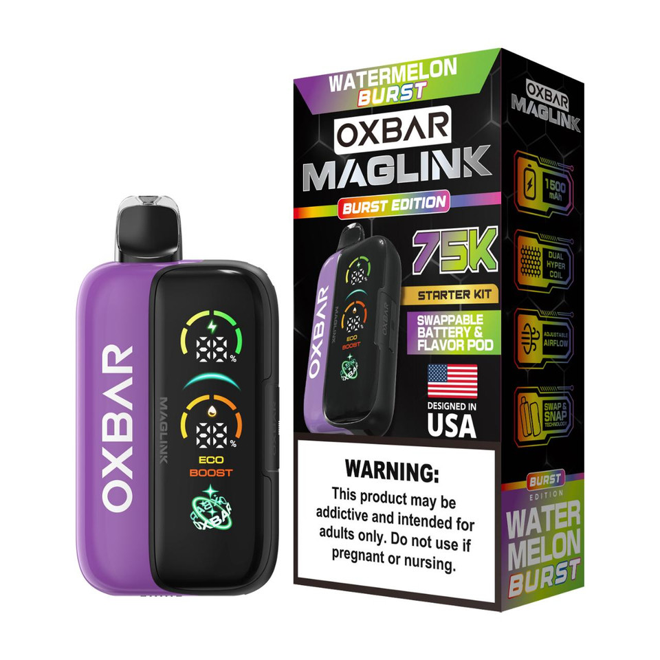 Oxbar Maglink Nixodine Kit 75K Puff Disposable Watermelon Burst