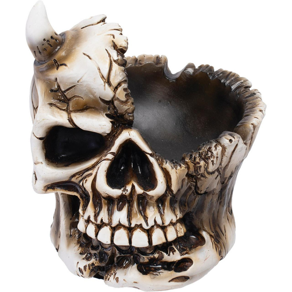 FUJIMA ASHTRAY HALF SKULL - LT260