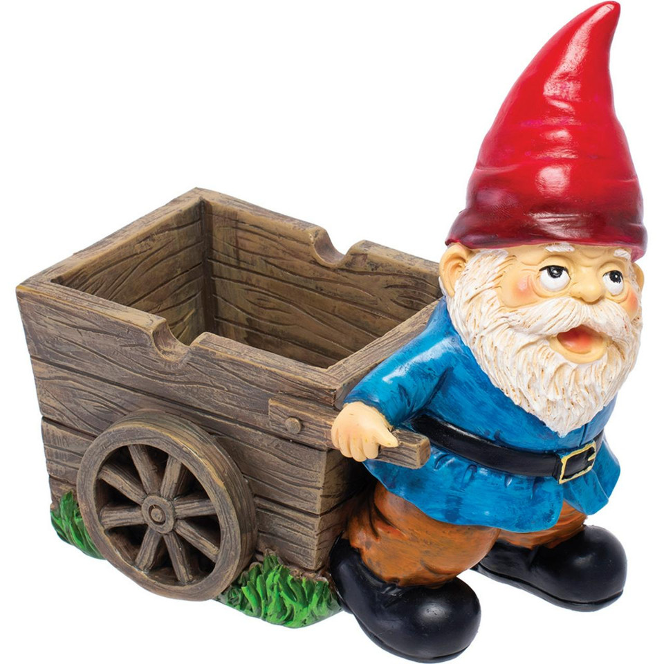 FUJIMA ASHTRAY GNOME FARMER - LT254