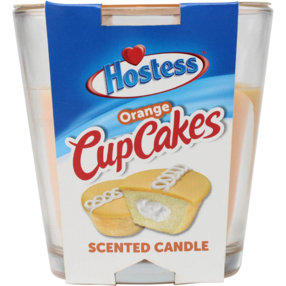 Hostess Candle 3oz Orange Cupcakes