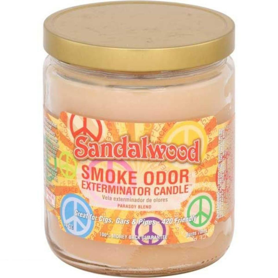 smoke odor 13oz candle Sandalwood