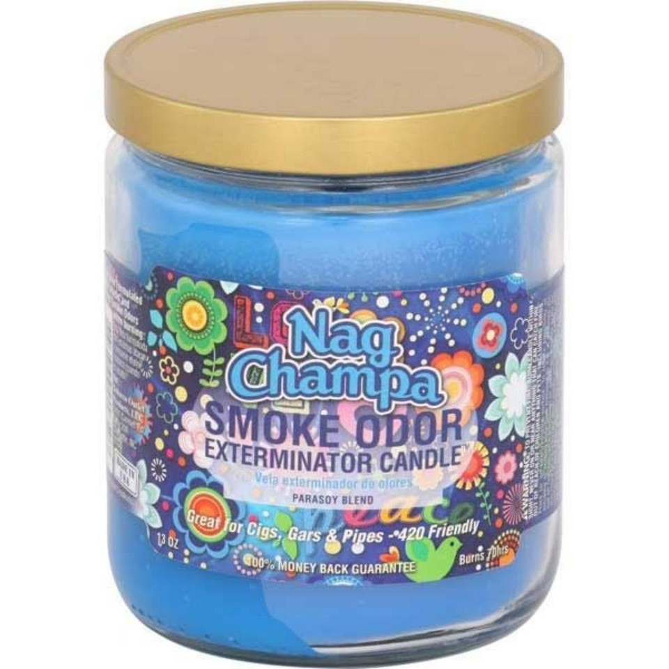 smoke odor 13oz candle Nag Champa