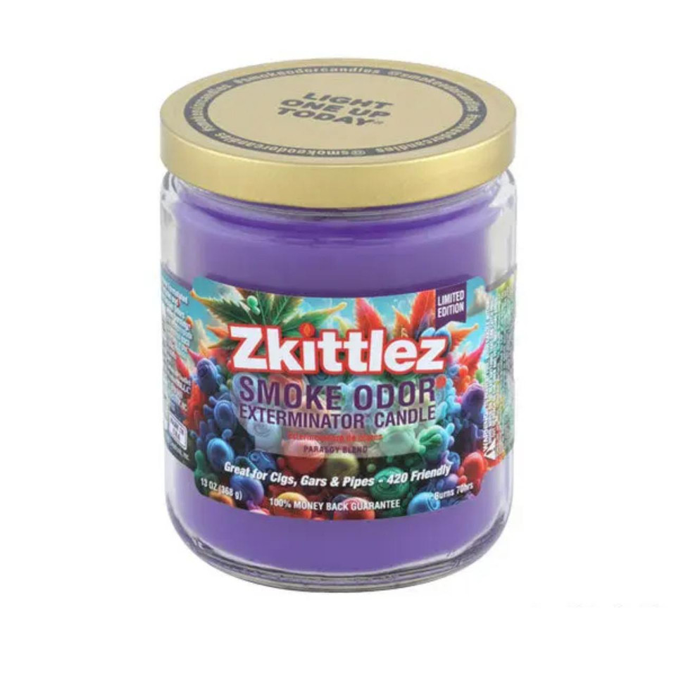smoke odor 13oz candle Zkittles