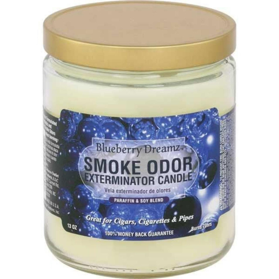 smoke odor 13oz candle Blueberry Dreamz