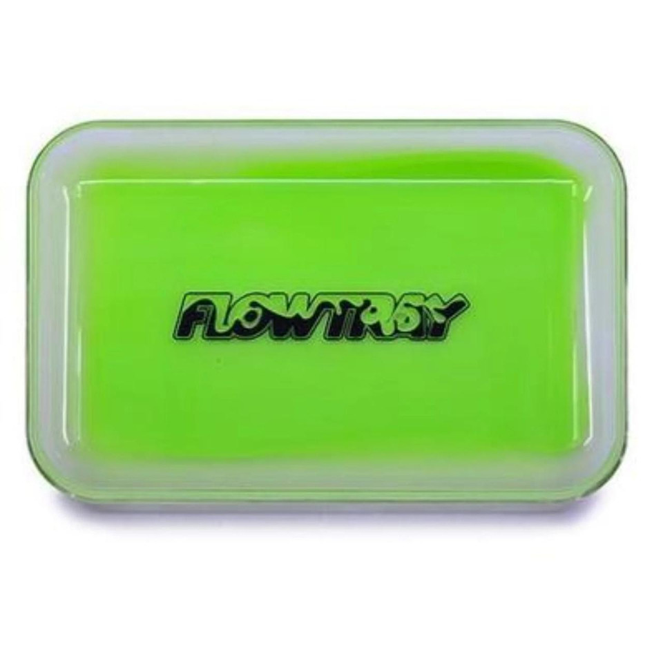 Flowtray Rolling Tray Glow in the Dark Green