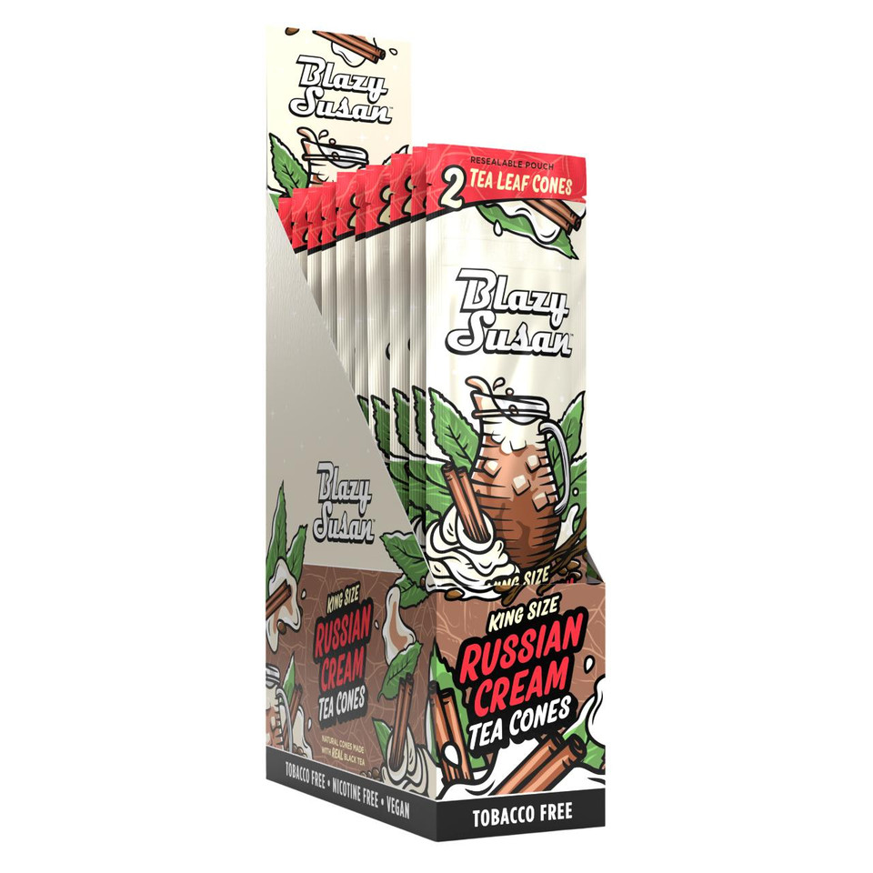 BLAZY SUSAN KING SIZE- 10PK RUSSIAN CREAM CONES