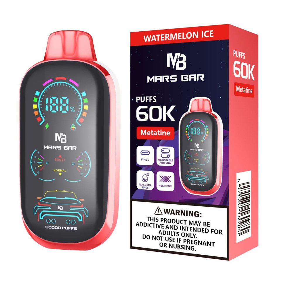 Mars Bar Metatine 60K Puff Disposable-Watermelon Ice