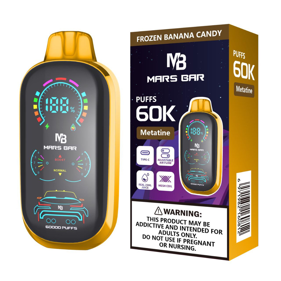 Mars Bar Metatine 60K Puff Disposable-Frozen Banana Candy