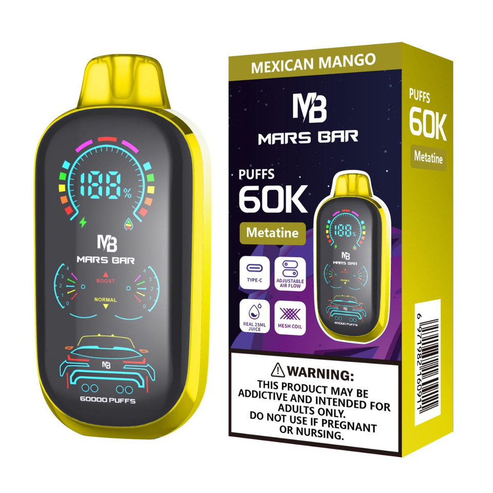 Mars Bar Metatine 60K Puff DisposableMexican Mango
