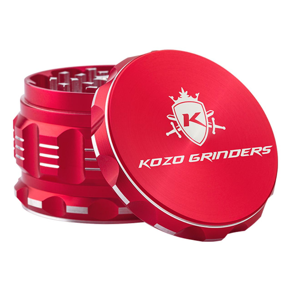 KOZO GRINDER M1- 2.5 ALUMINUM- 4CT RED