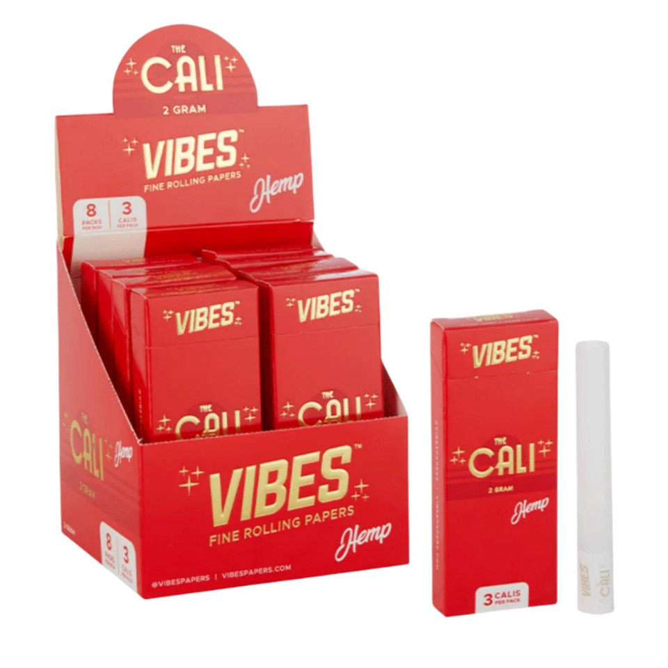 VIBES CALI 2 GRAM-8PK HEMP