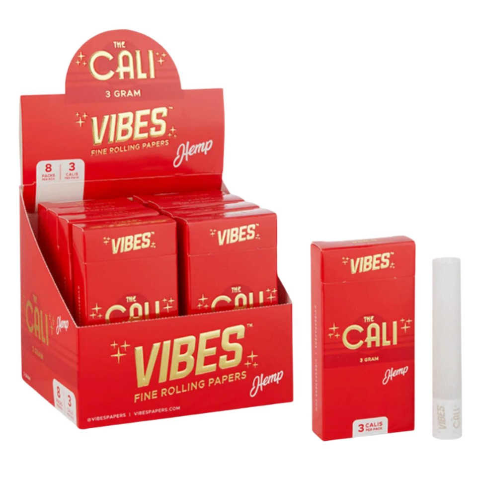 VIBES CALI 3 GRAM-8PK HEMP