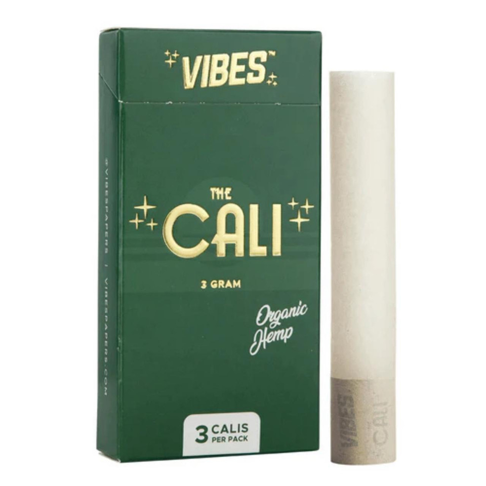 VIBES CALI 3 GRAM (Pack of 1)-3COUNT ORGANIC HEMP