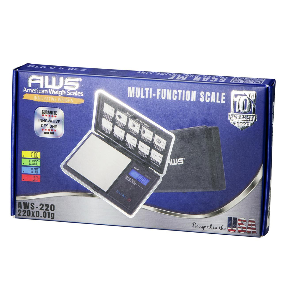 AWS 220G X 0.01G - BLACK
