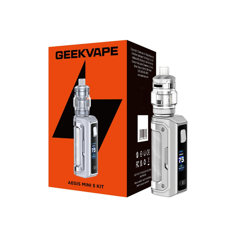 GeekVape Aegis Mini 5 Kit Polar Silver