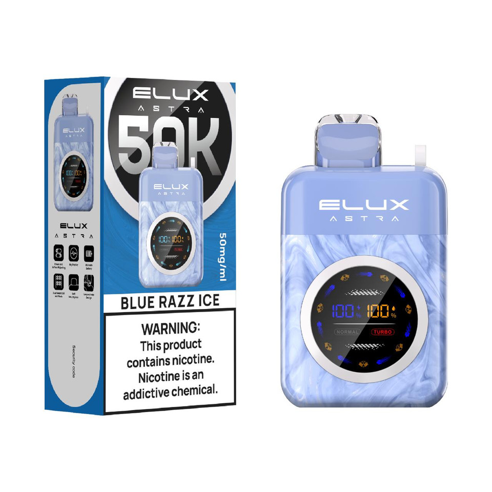 Elux Astra 50K Puff Disposable Blue Razz Ice