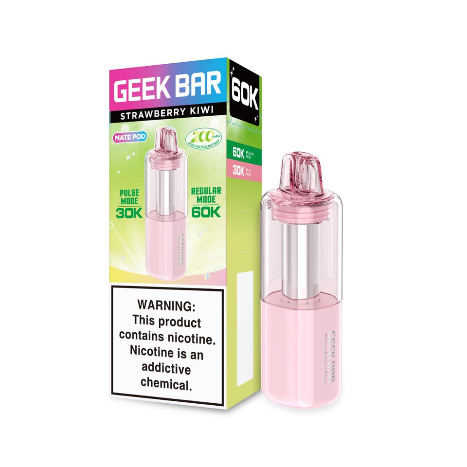 Geek Bar Mate 60K Puff Disposable Replacement Pod Strawberry Kiwi