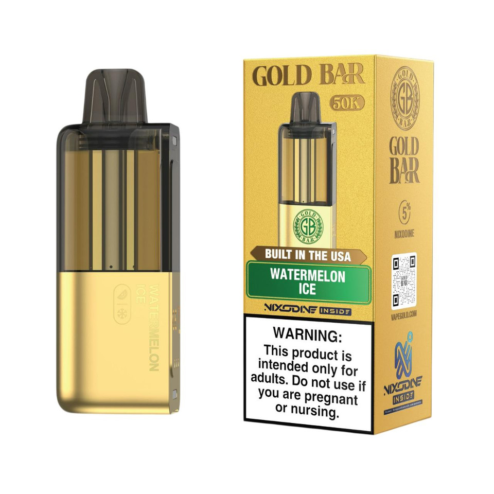 Gold Bar Max Nixodine 50K Puff Disposable Replacement Pod - 1PK Watermelon ice