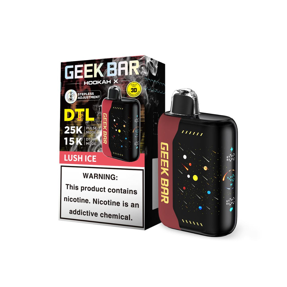 Geek Bar Hookah X 25K Puff Disposable-Lush Ice