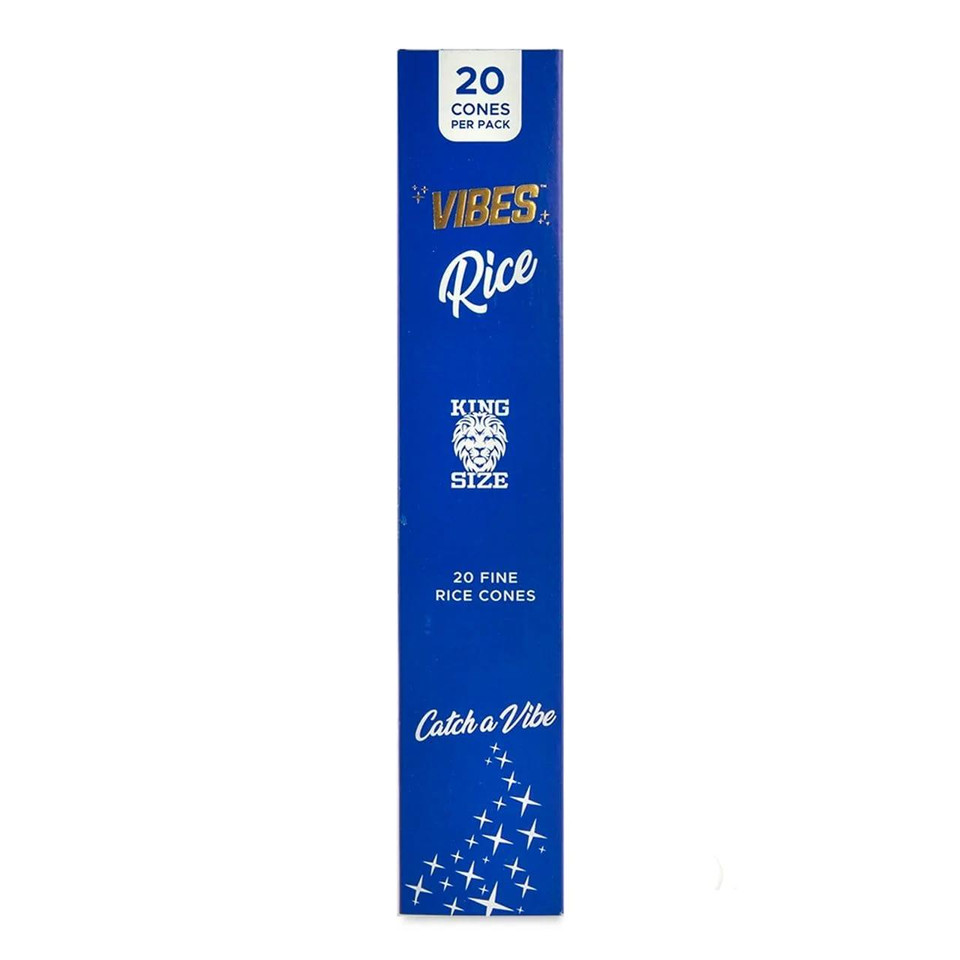 VIBES KING SIZE CONES 1PK-20CT RICE