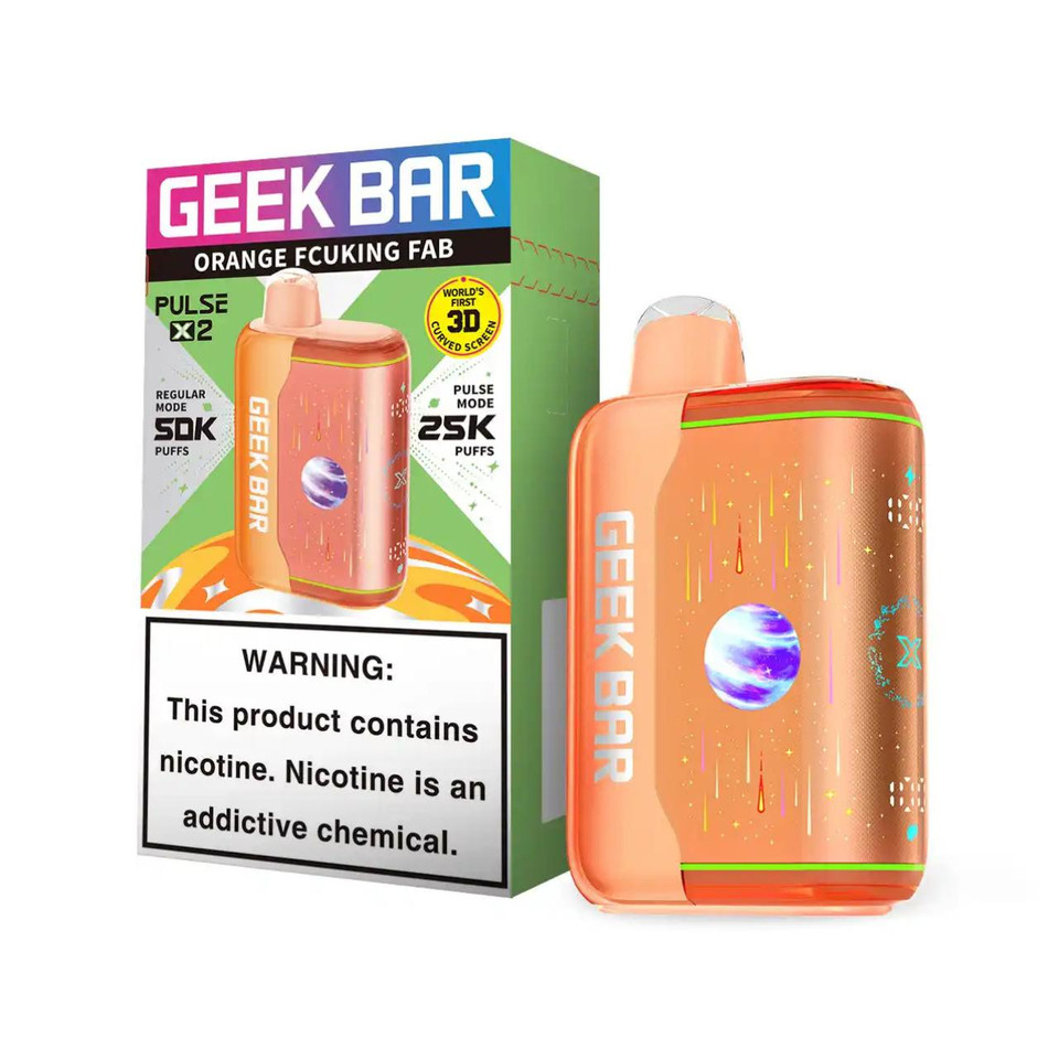 Geek Bar Pulse X2 50K Puff Disposable Orange Fcuking Fab