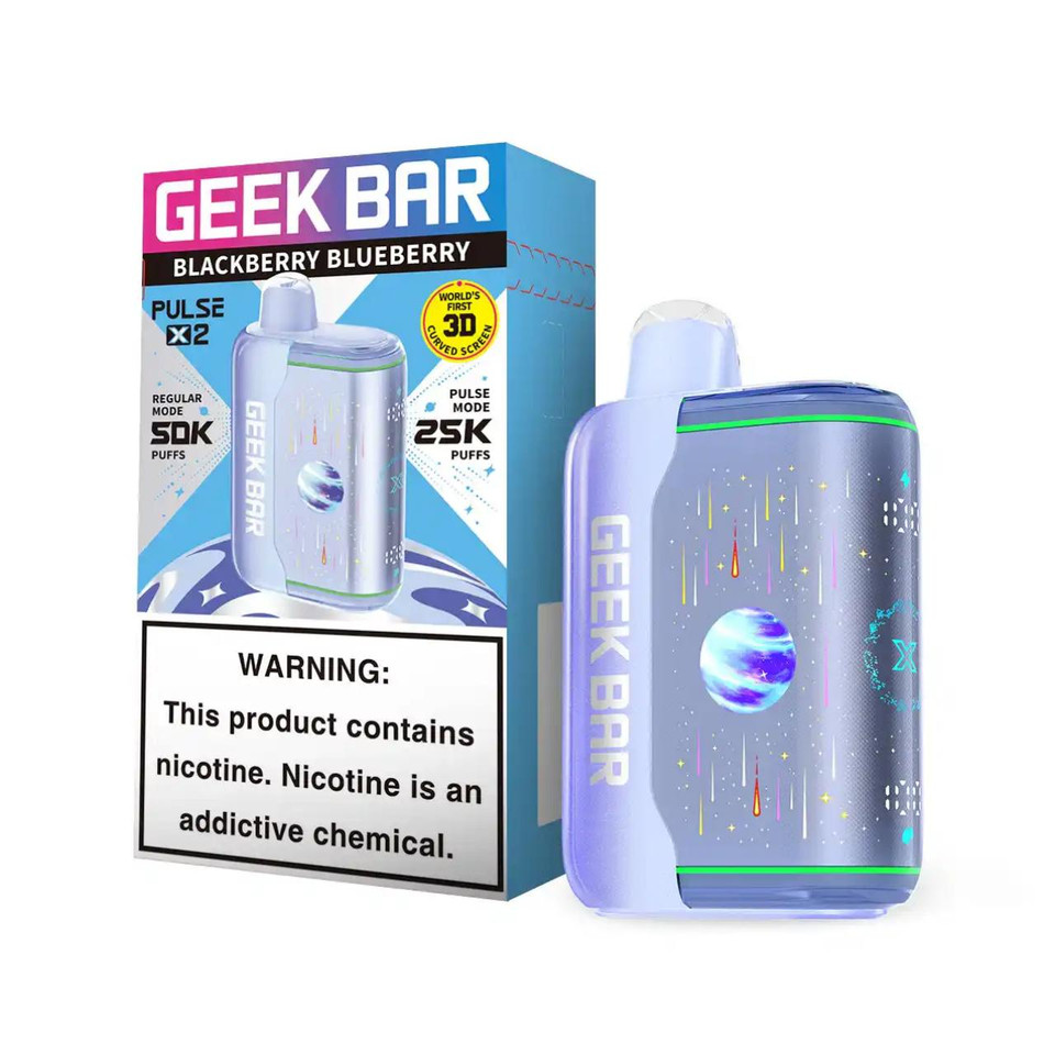 Geek Bar Pulse X2 50K Puff Disposable Blackberry Blueberry