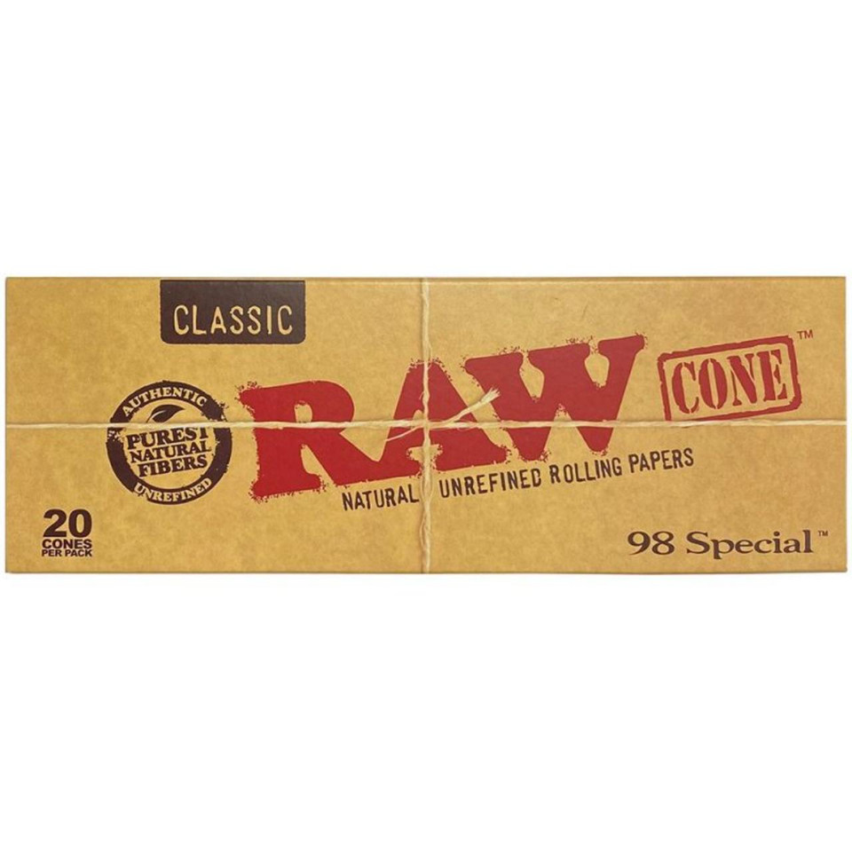 Raw 98 Special Cone Papers 1PK-20CT Classic