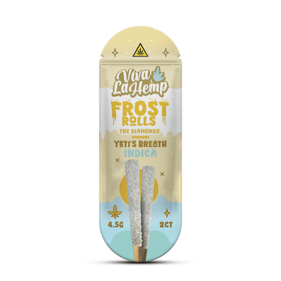 Viva La Hemp THC Frost Pre-Rolls 4.5G 1PK- 2CT Yeti's Breath Indica