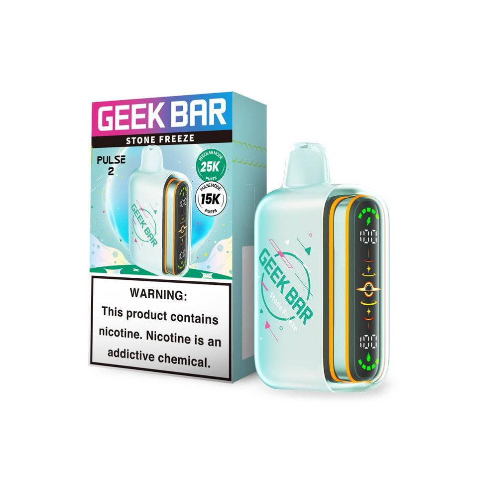 Geek Bar Pulse 2 25K Puff Disposable Stone Freeze