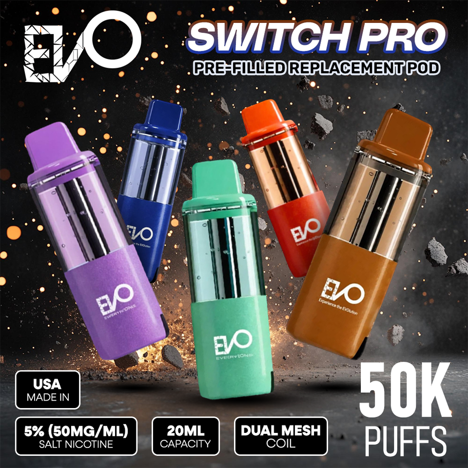 EVO Switch Pro 50K Puffs Pre-filled Replacement Pod (Pack of 1)