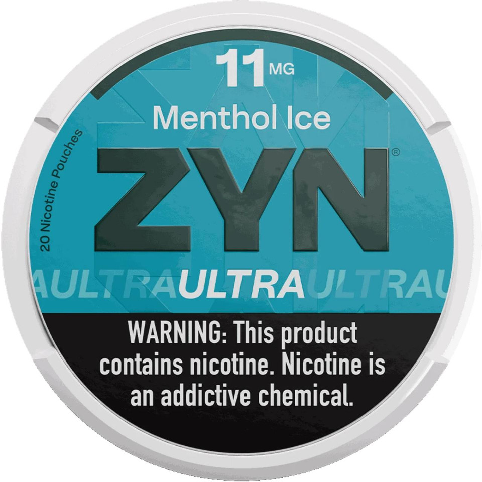 ZYN Ultra Nicotine Pouches - 1PK Menthol Ice 11MG