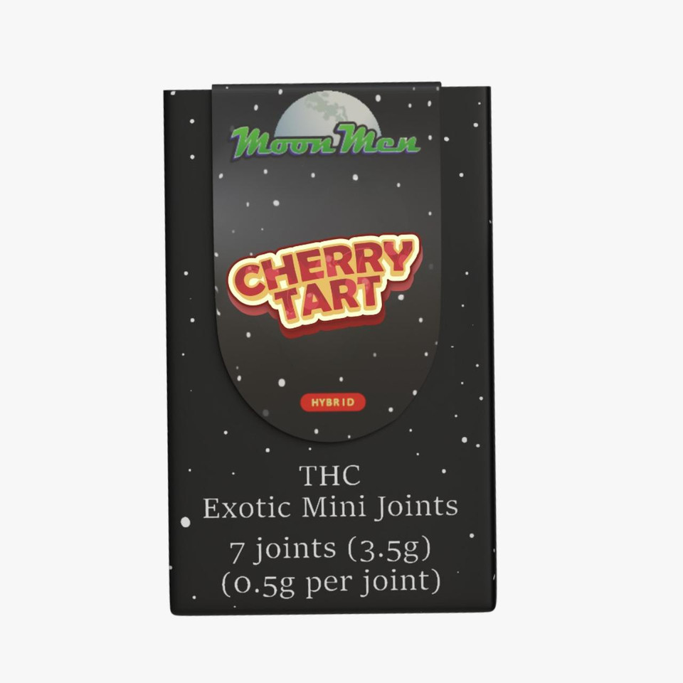 Moon Men THC Exotic Mini Joints 3.5G - 7CT Cherry Tart Hybrid