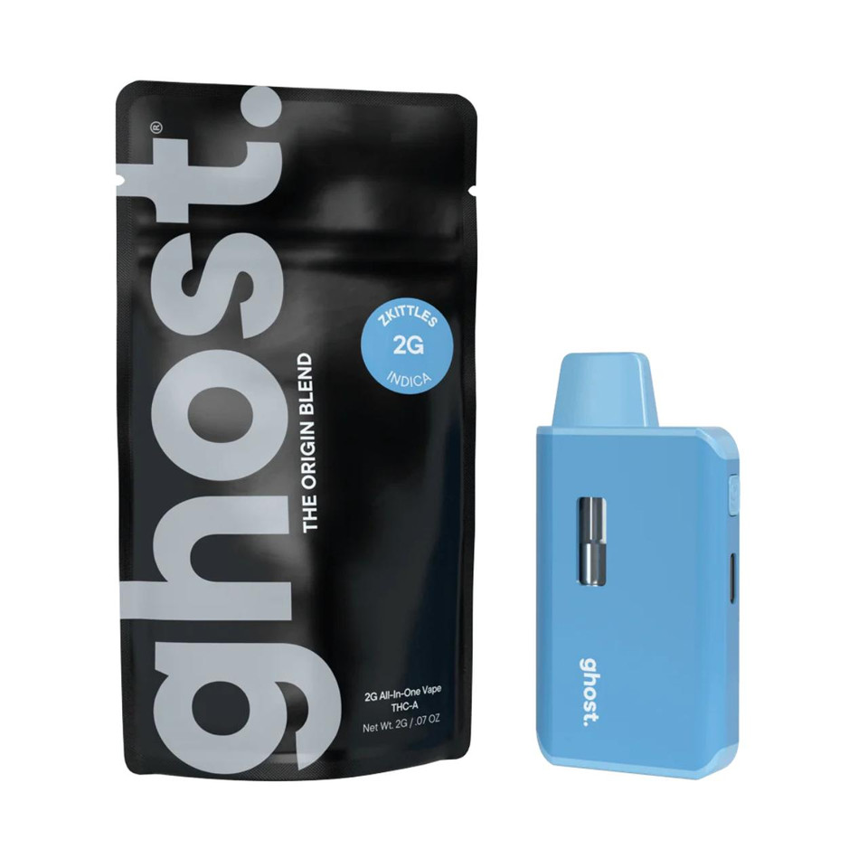 Ghost THC-A Orgin Blend Disposable 2G ZKittles Indica