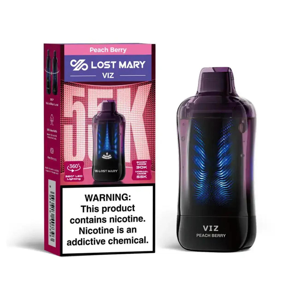 Lost Mary VIZ 55K Disposable Peach Berry