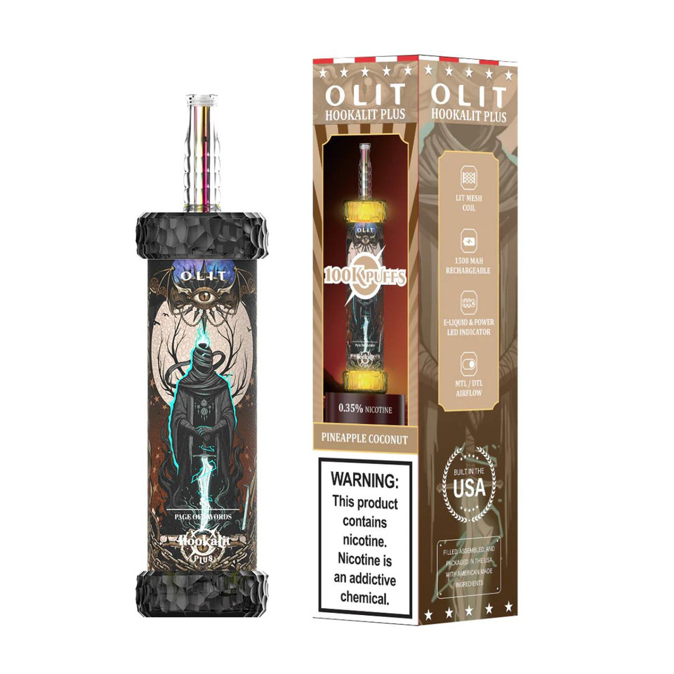 OLIT Hookalit Plus 100K Puff Disposable Pineapple Coconut