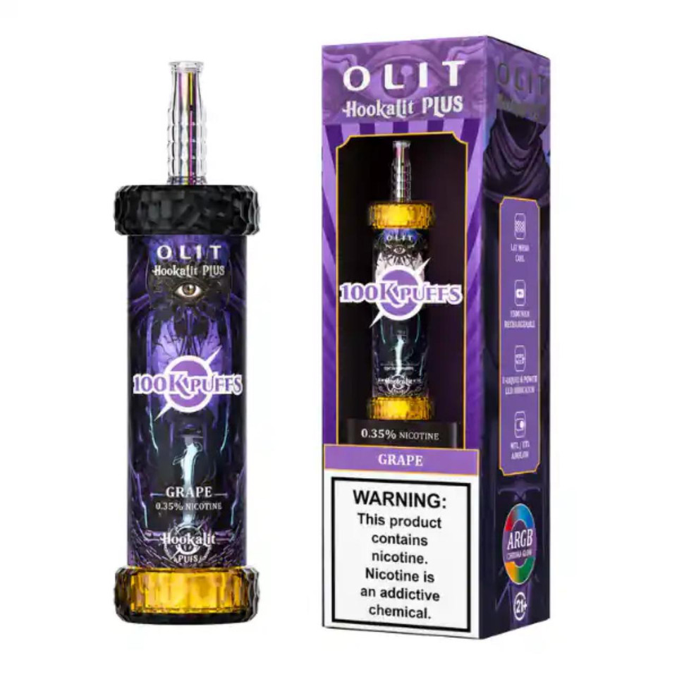 OLIT Hookalit Plus 100K Puff Disposable Grape