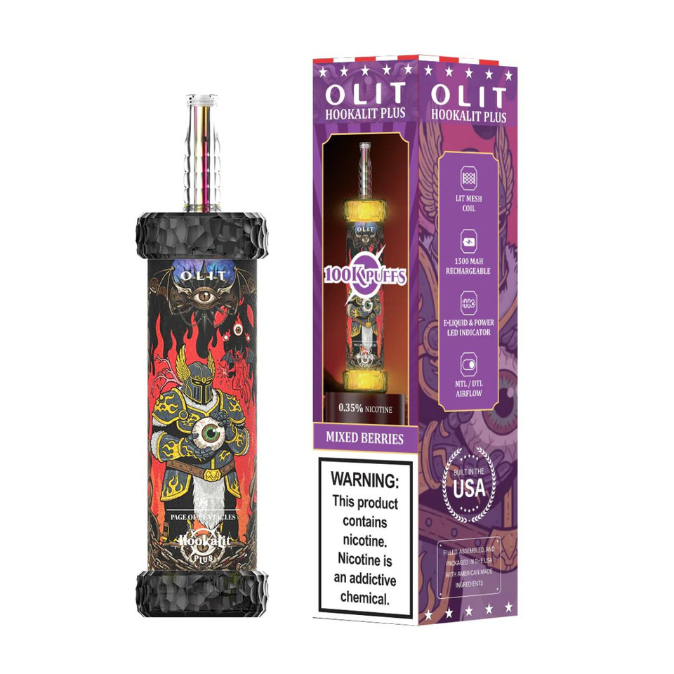 OLIT Hookalit Plus 100K Puff Disposable Mixed Berries