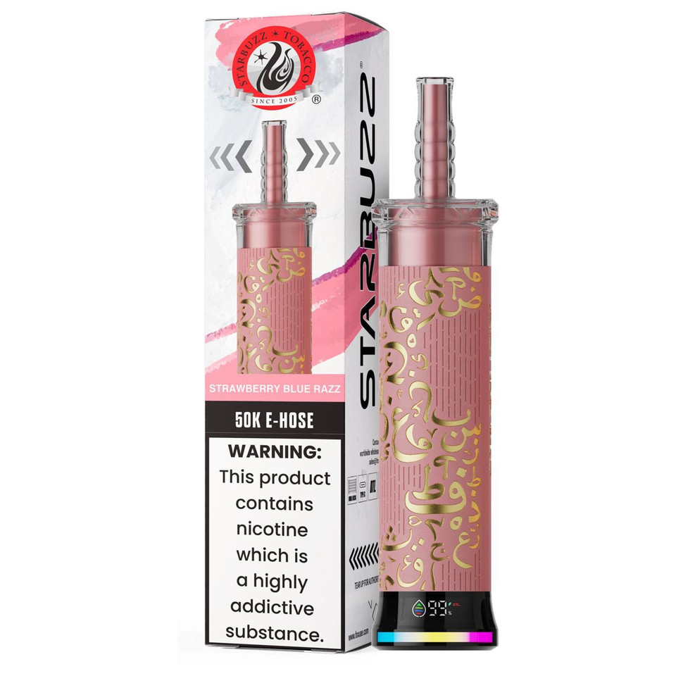 Starbuzz E Hose 50K Puff Disposable Strawberry Blue Razz