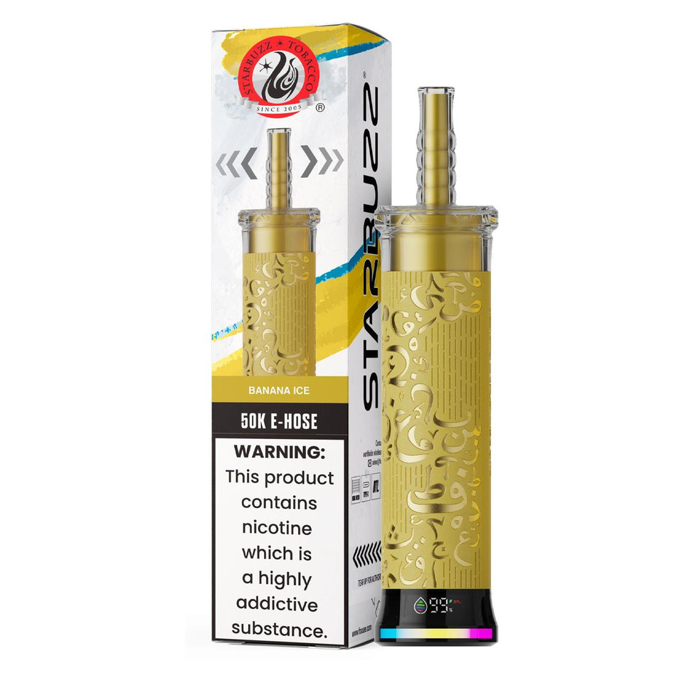 Starbuzz E Hose 50K Puff Disposable Banana Ice