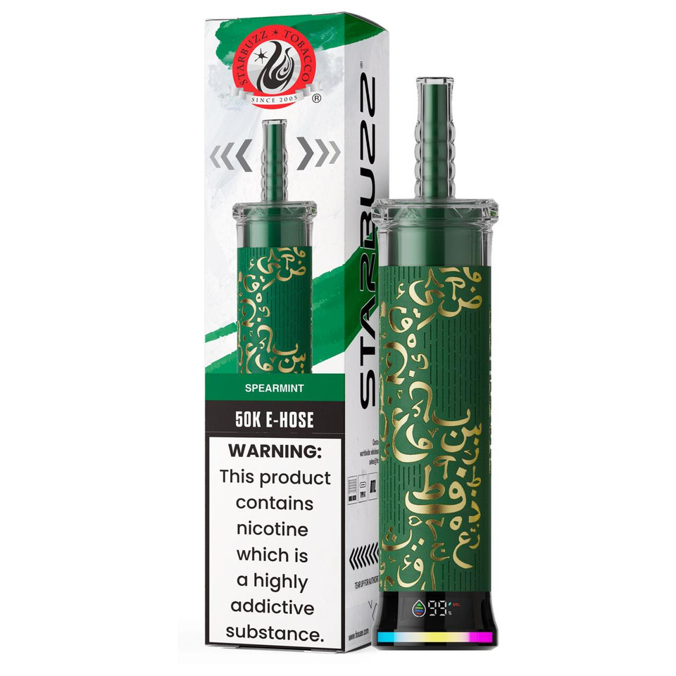 Starbuzz E Hose 50K Puff Disposable Spearmint