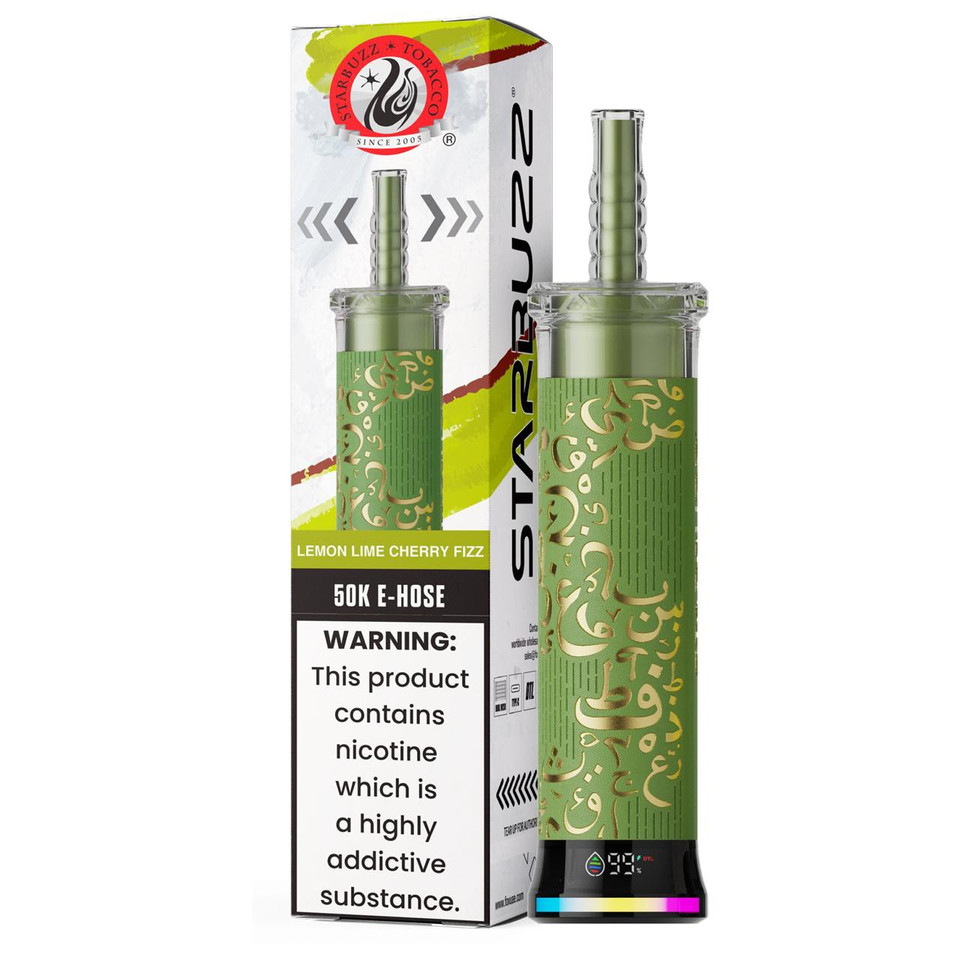 Starbuzz E Hose 50K Puff Disposable Lemon Lime Cherry Fizz