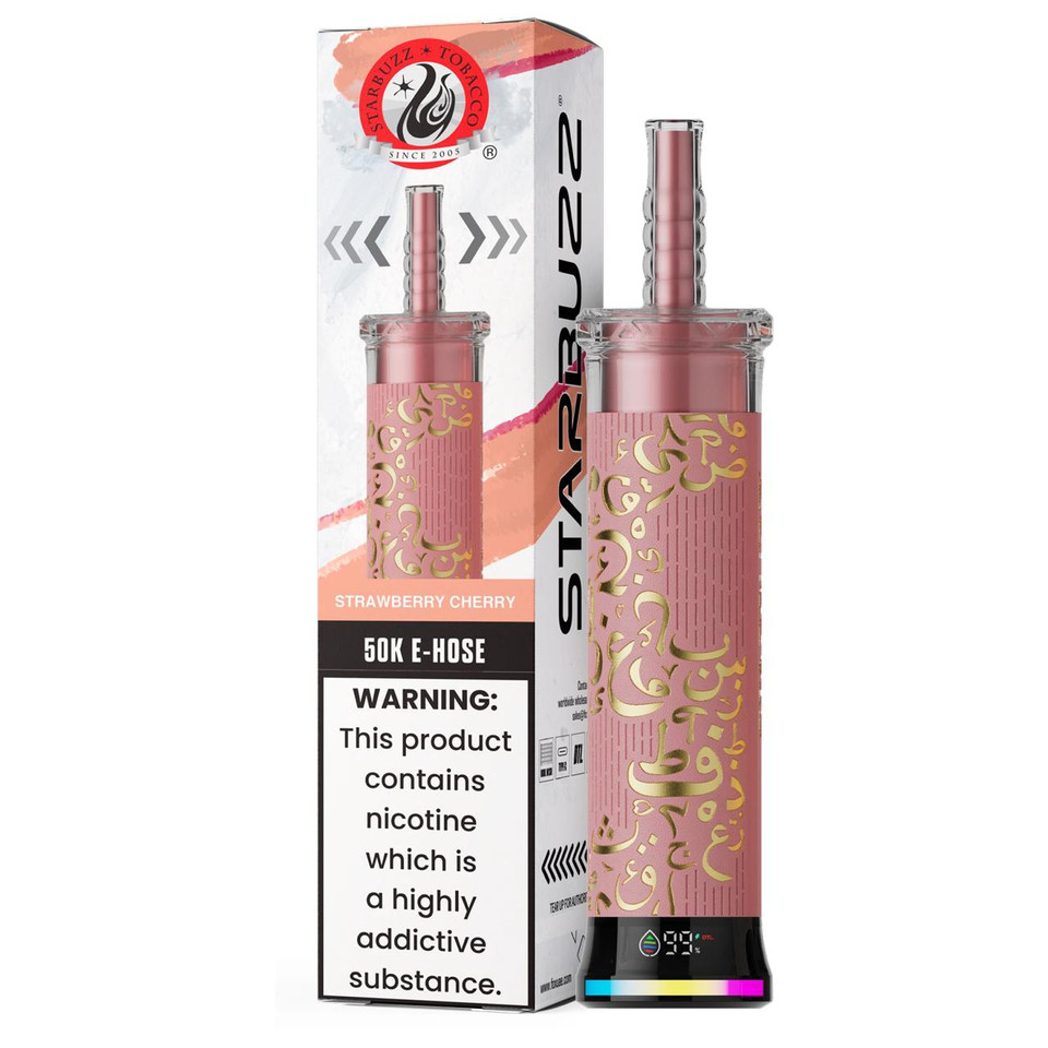 Starbuzz E Hose 50K Puff Disposable Strawberry Cherry.