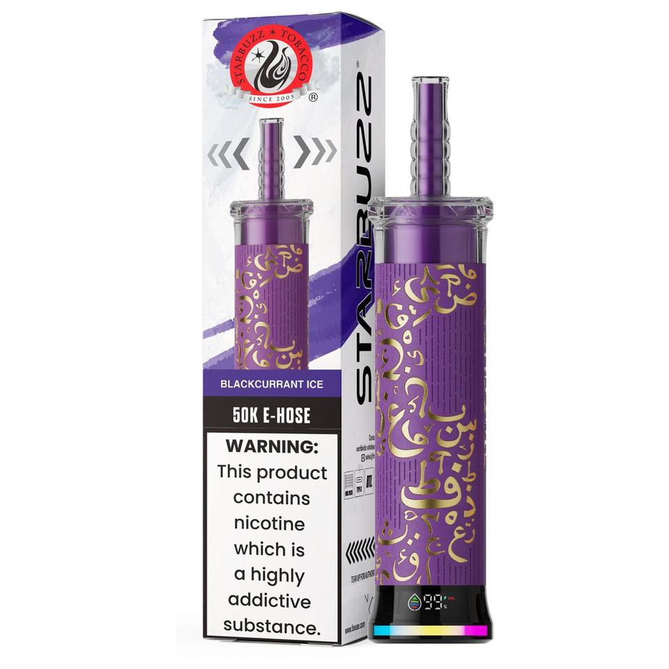 Starbuzz E Hose 50K Puff Disposable Blackcurrant Ice