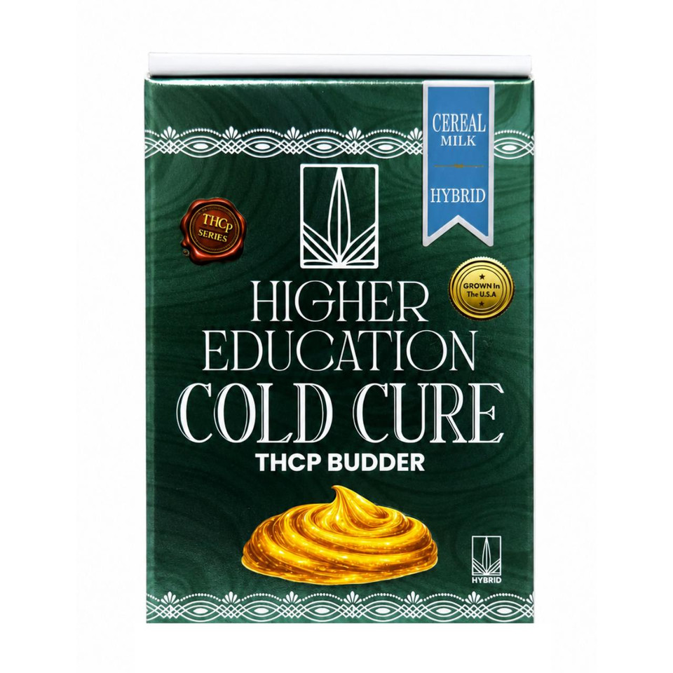 Higher Education Cold Cure THCP Budder 2G Dabs - 1PK Cereal Milk Hybrid