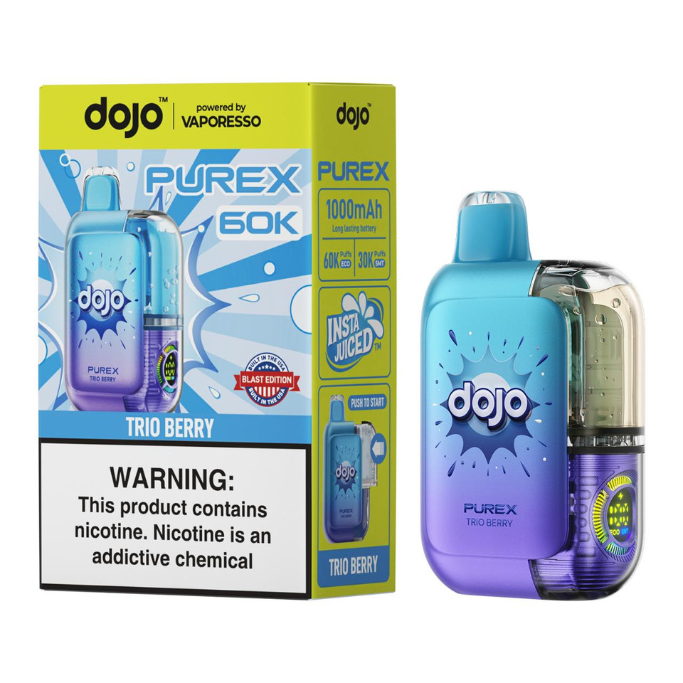 Vaporesso DOJO PUREX 60K Puff Disposable Trio Berry